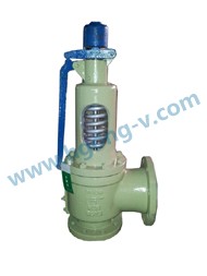 API/DIN carbon steel spring handle low lift flange safety valve